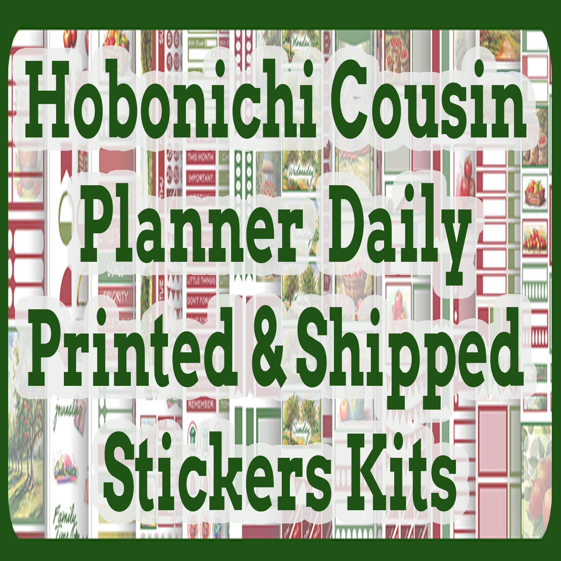 Hobonichi Cousin Planner Daily Printed & Shipped Kits